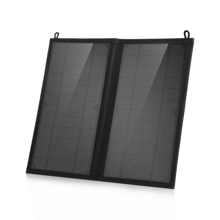 HAWEEL 12W 2 Panels Foldable Solar Panel Charger Bag with 5V / 3.1A Max Dual USB Ports, Support QC3.0 and AFC - HOMEYSPHERE