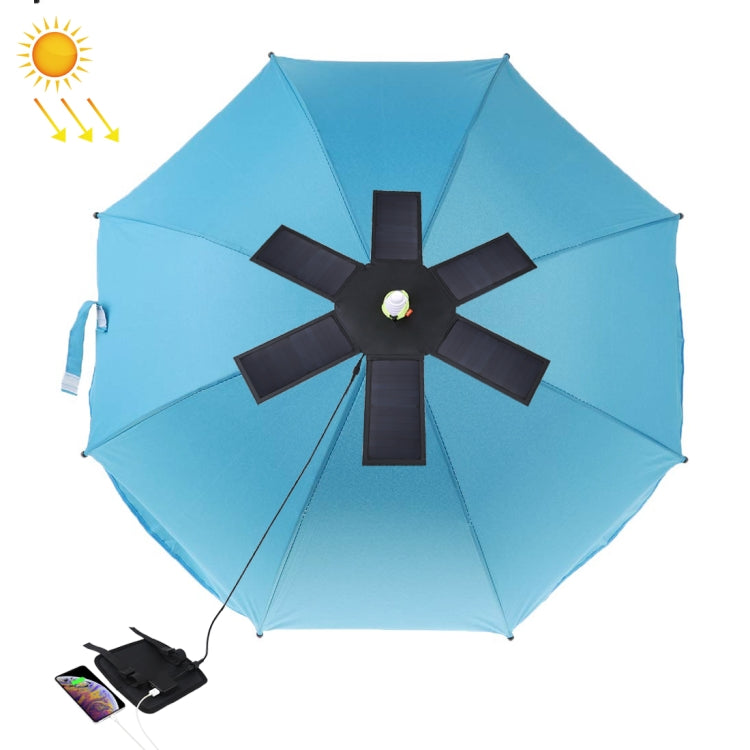 HAWEEL 42W Foldable Umbrella Top Solar Panel Charger with 5V 3.0A Max Dual USB Ports, Support QC3.0 / FCP / SCP/ AFC / SFCP Protocol - HOMEYSPHERE