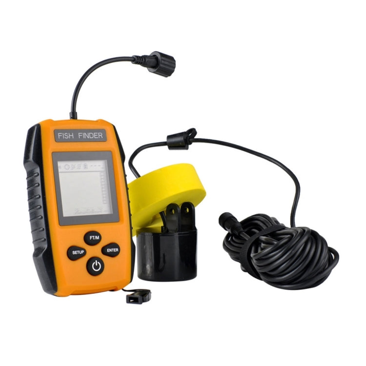 Portable Wired Fish Finder with Sonar Sensor Transducer and LCD Display - HOMEYSPHERE