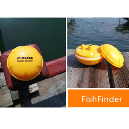 Bluetooth Fish Detector 125KHz Sonar Sensor 0.6-36m Depth Locator Fishes Finder Alarm for iOS & Android Mobile Phones - HOMEYSPHERE