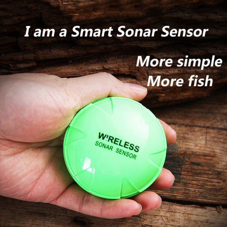 Fish Finder Wireless Mobile Phone Sonar Fish Finder APP Underwater Fish Finder Fishing Fishing Gear(Green) - HOMEYSPHERE