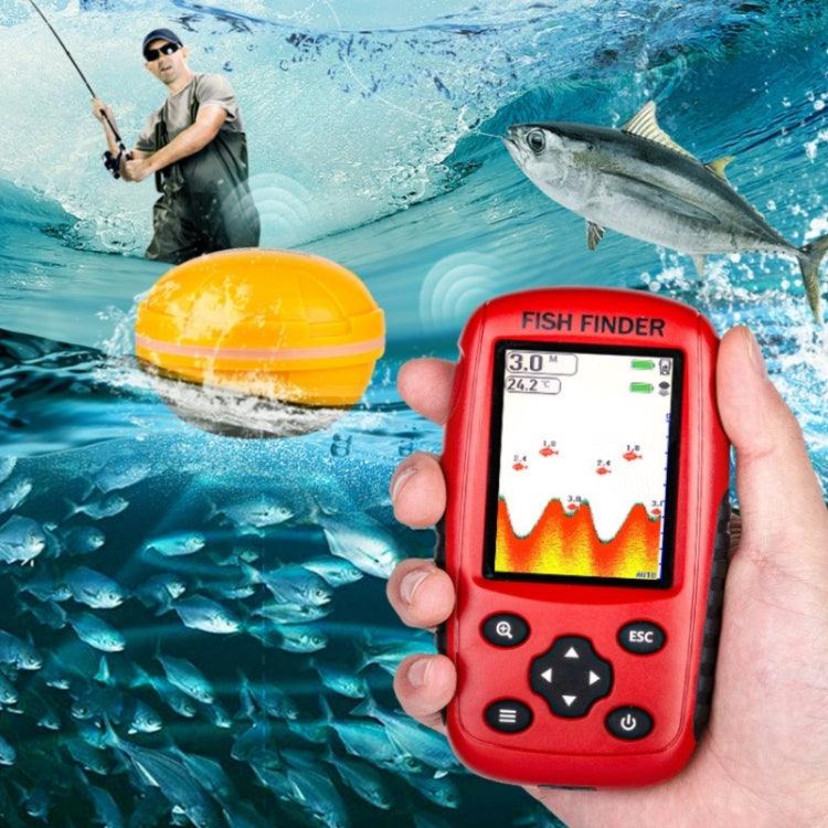 Color HD Screen USB Charging Dot Matrix Fish Finder，Random Color Delivery - HOMEYSPHERE