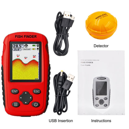 FF998 Wireless Ultrasonic Fish Finder Sonar Underwater Visual HD Angler Detector - HOMEYSPHERE