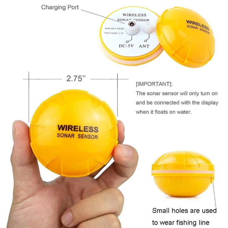 FF998 Wireless Ultrasonic Fish Finder Sonar Underwater Visual HD Angler Detector - HOMEYSPHERE