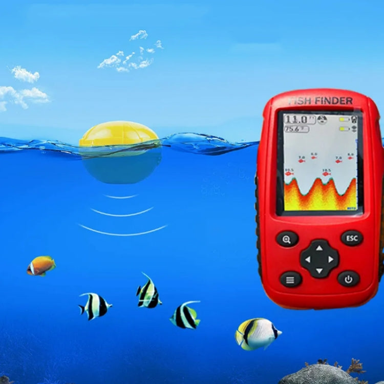 FF998 Wireless Ultrasonic Fish Finder Sonar Underwater Visual HD Angler Detector - HOMEYSPHERE