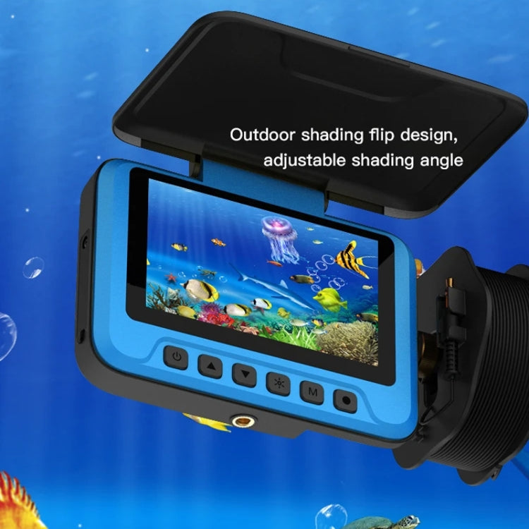 FDV3000 Fish Finder Camera Underwater Monitoring Fishing Sonar Sensor 4.3 Inch Display LED Digital Zoom 4X Ice Boat Fishfinder - HOMEYSPHERE