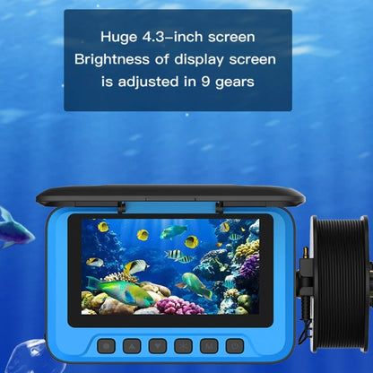 FDV3000 Fish Finder Camera Underwater Monitoring Fishing Sonar Sensor 4.3 Inch Display LED Digital Zoom 4X Ice Boat Fishfinder - HOMEYSPHERE